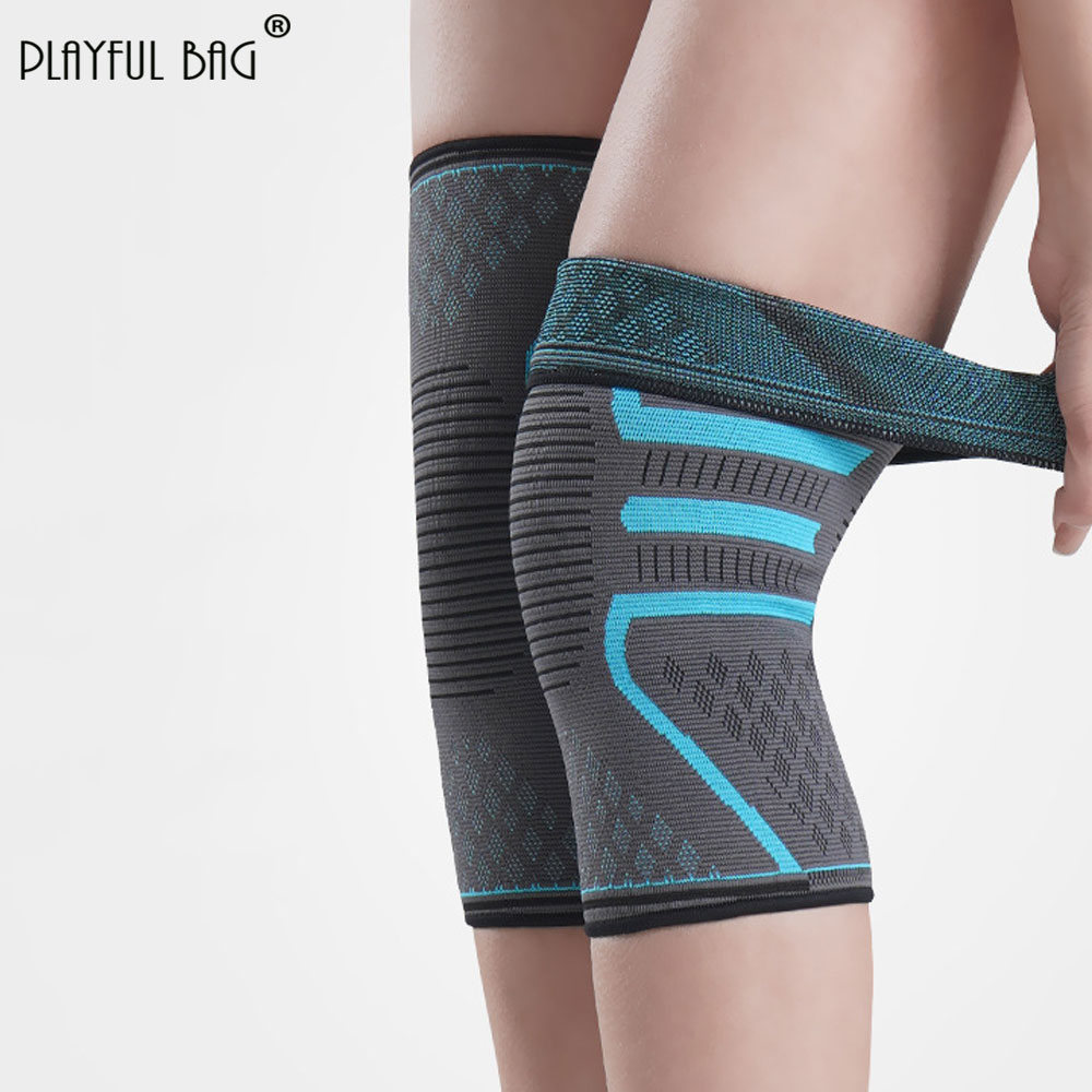 1PCS Sports Elastic Knee Pads  - Running Gear Knee ulasan dan harga