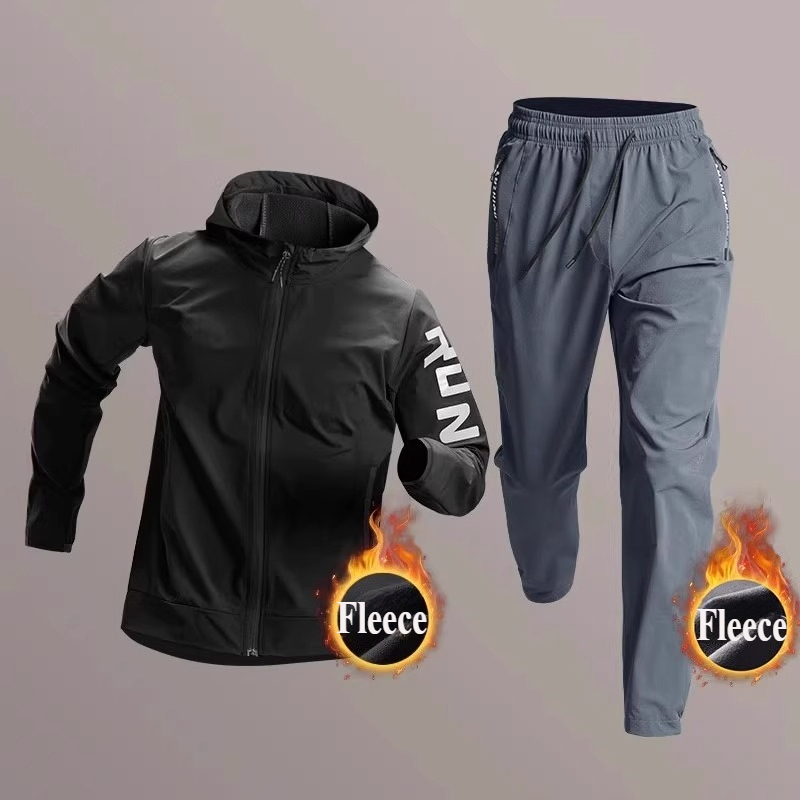 Men's Warm Fleece Sportswear S - Running Gear Outfit ulasan dan harga