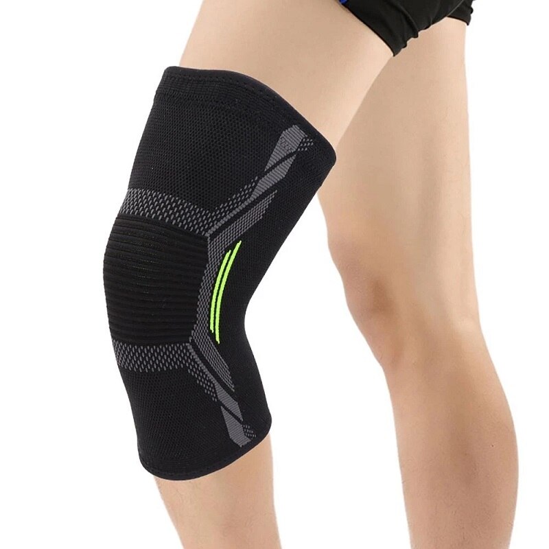 Single Knee Pad Knitted Nylon  - Running Gear Knee ulasan dan harga