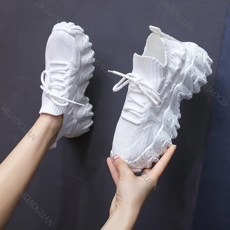 Women Chunky Sneakers Breathab - Running Gear Women ulasan dan harga
