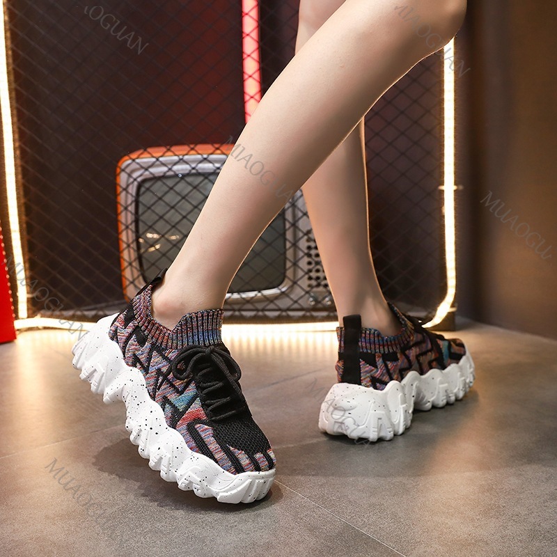 Women Chunky Sneakers Breathab - Running Gear Women ulasan dan harga
