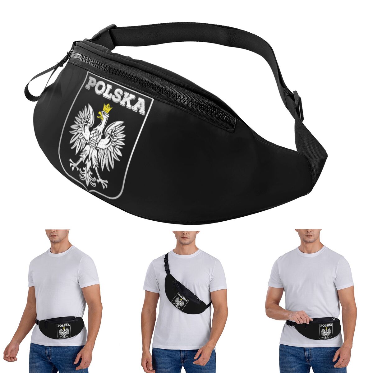 Crossbody Waist Bag Polska Log - Running Gear Logos ulasan dan harga