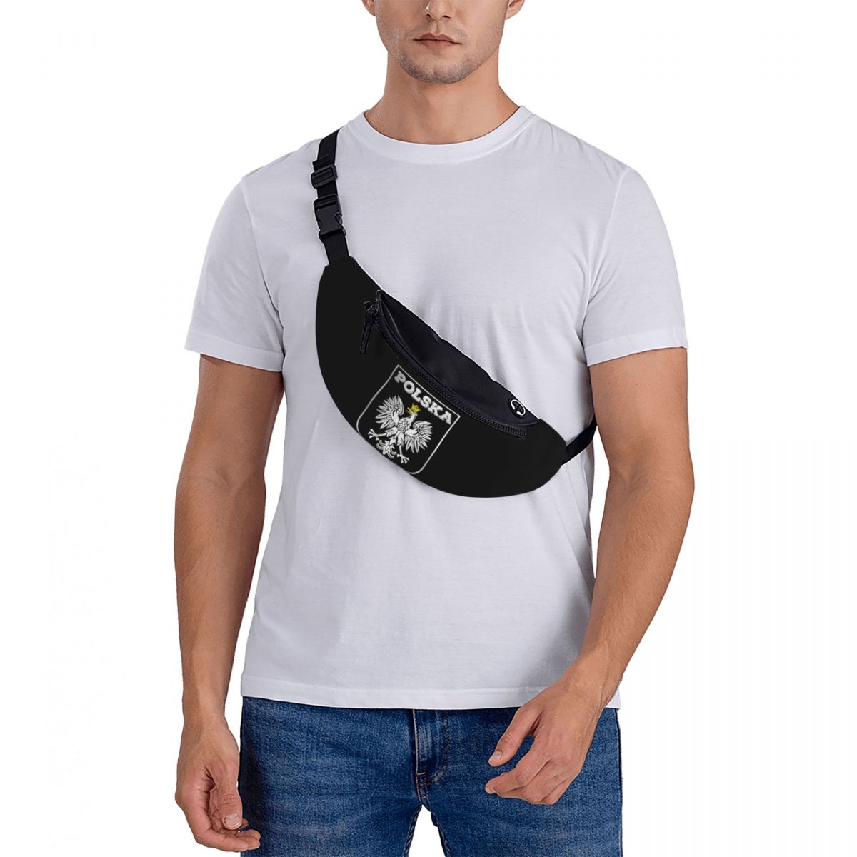 Crossbody Waist Bag Polska Log - Running Gear Logos ulasan dan harga