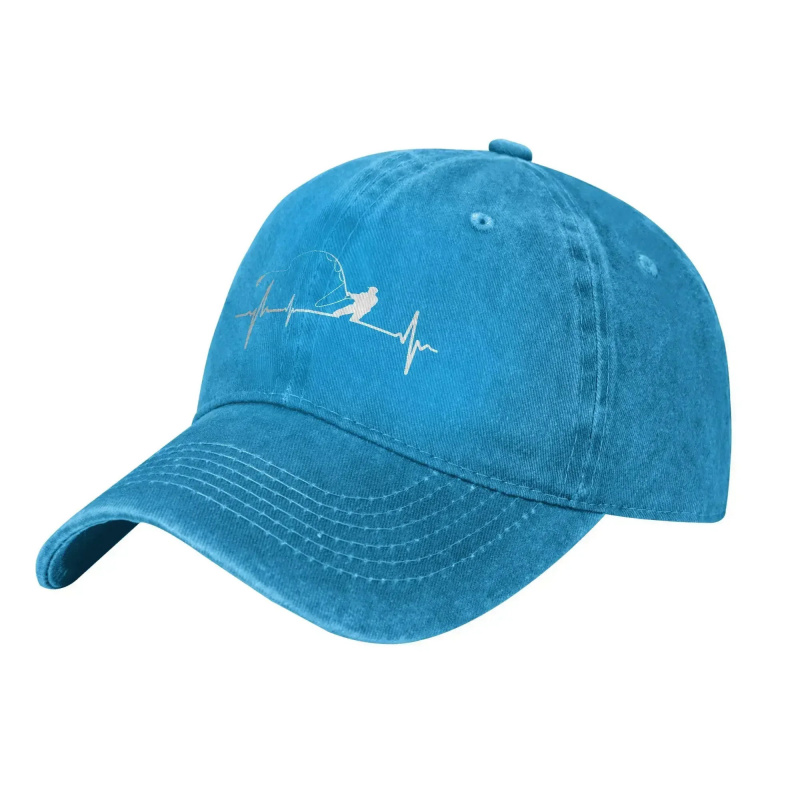 Fishing Heartbeat Baseball Cap - Running Gear Retro ulasan dan harga