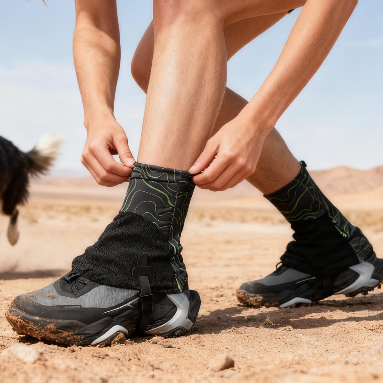 1 Pair Outdoor Trail Gaiters,  - Trail Running Gaiter ulasan dan harga