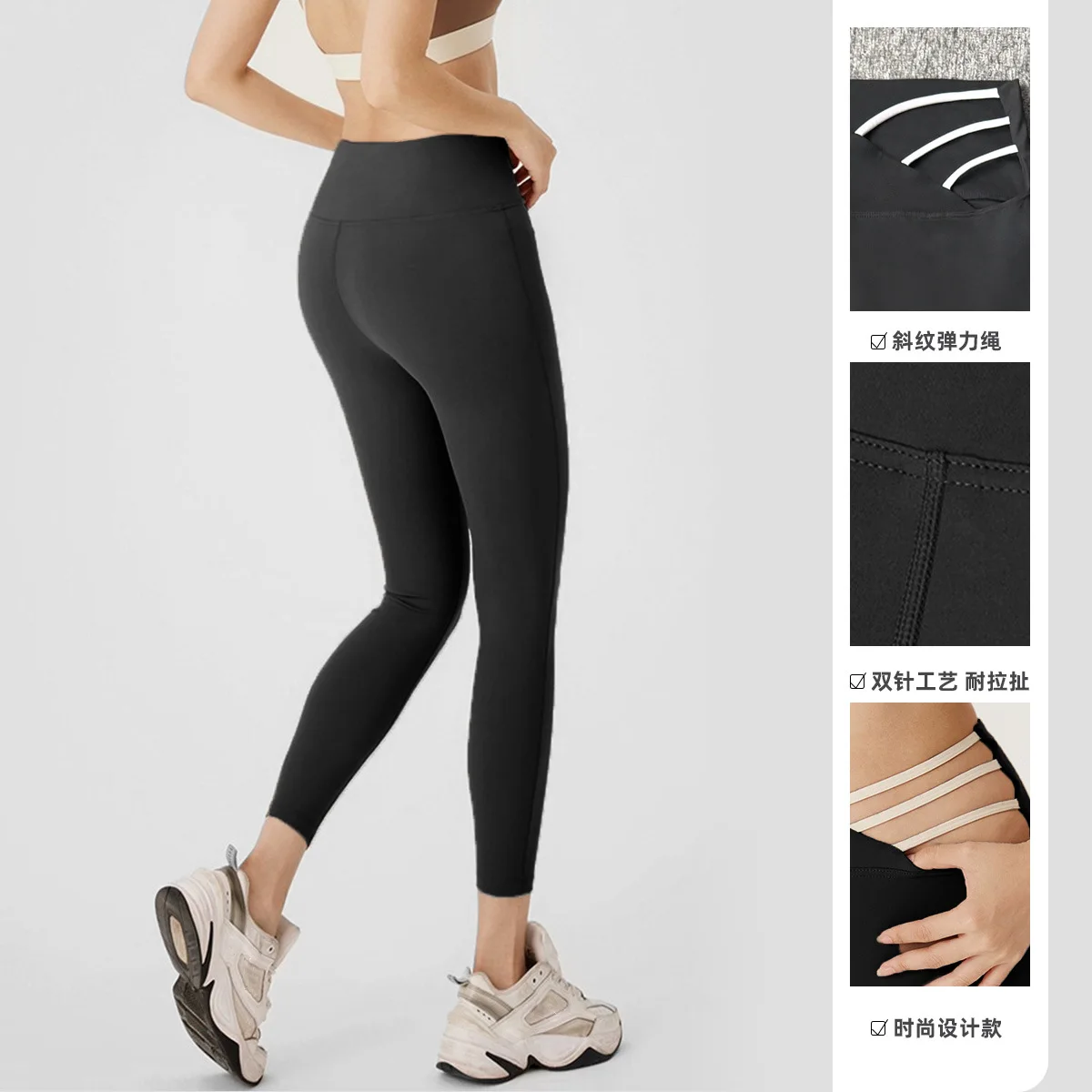 Women Hollow Out Ripped Yoga L - Running Gear Outfit ulasan dan harga