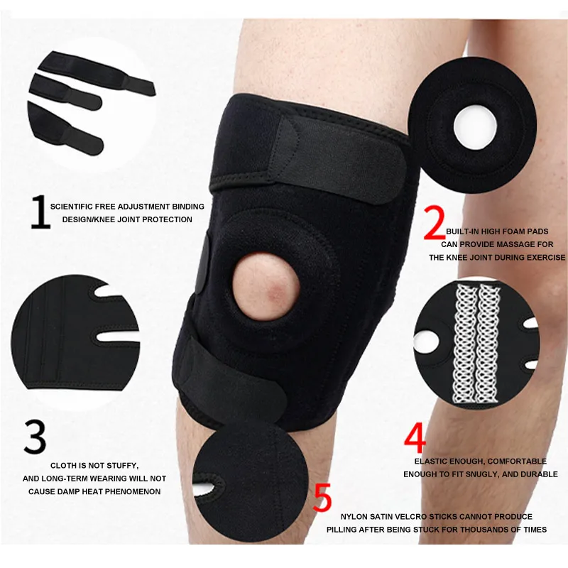 Spring Supported Knee Pads Sup - Running Gear Knee ulasan dan harga