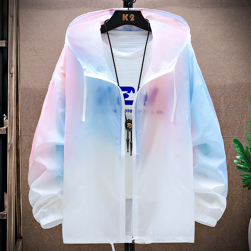 Men's Summer Thin Ice Silk UV  - Running Gear Youth ulasan dan harga