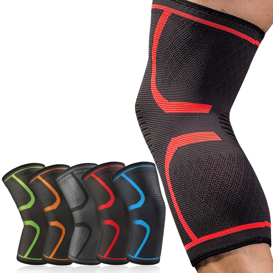 WOSWEIR-1 PC Elastic Knee Pads - Running Gear Knee ulasan dan harga