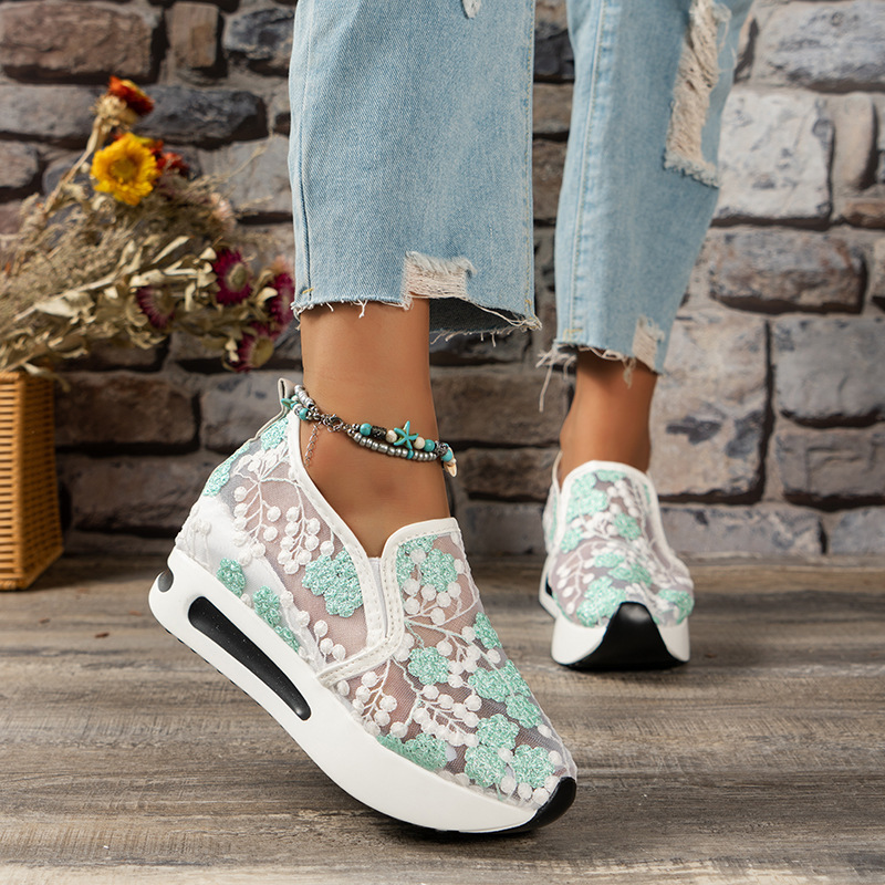 Lace Flats Platform Women Spor - Running Gear Women ulasan dan harga