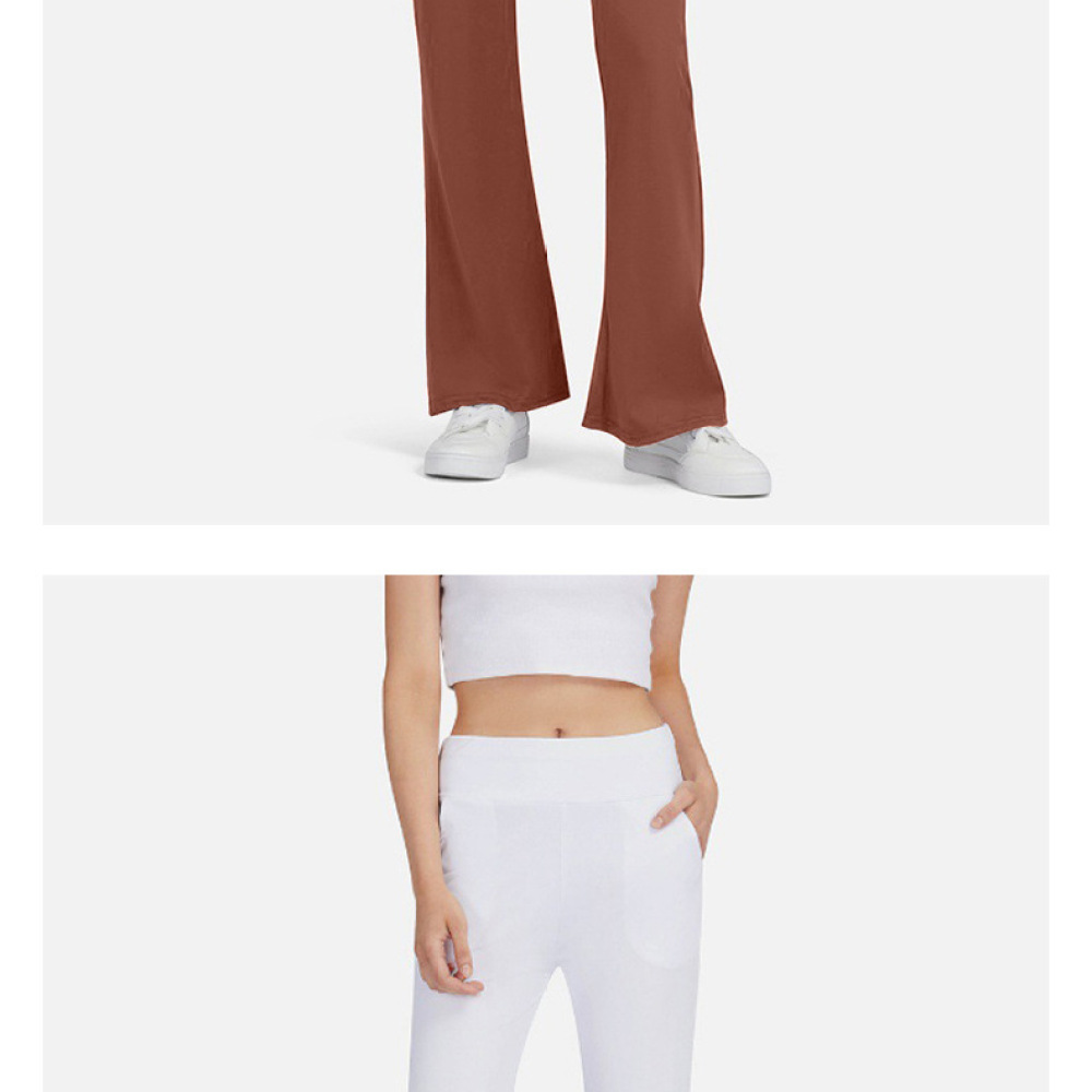 High Waisted Flare Yoga Leggin - Running Gear Gym ulasan dan harga